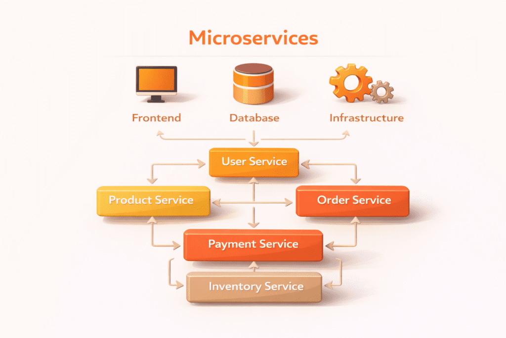 Advantages of a microservice architecture