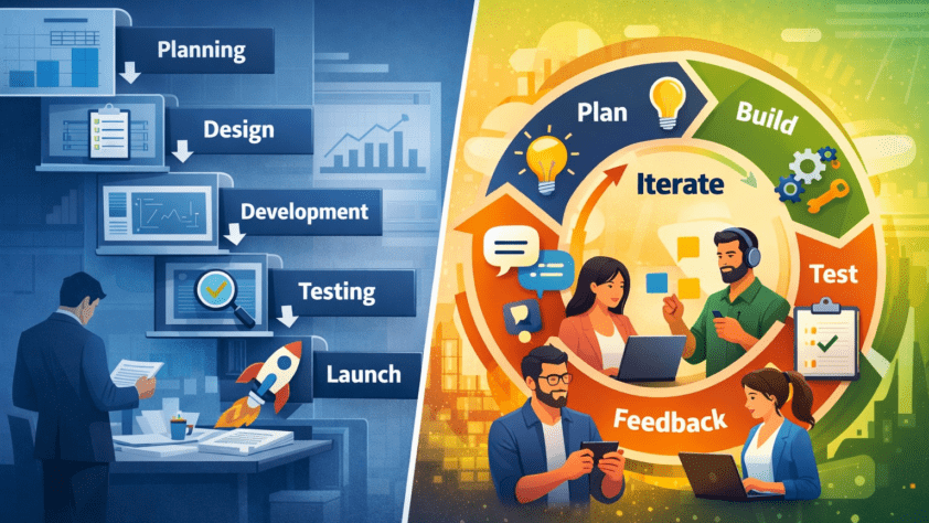 Agile or Waterfall — the choice sounds technical. But it's actually a business decision